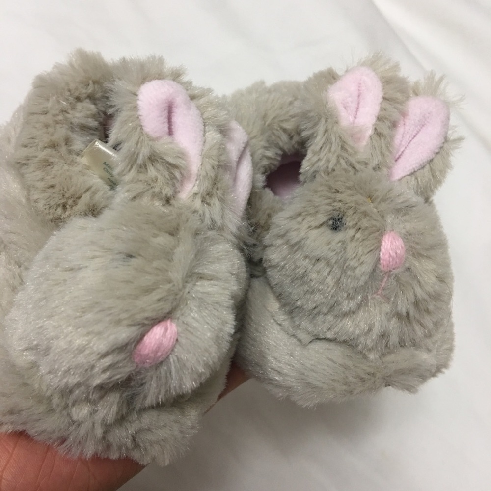 Potter Barn Kids baby bunny slippers